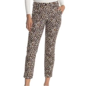 Sz12 J. Crew Ankle Length Cheetah Print Pants